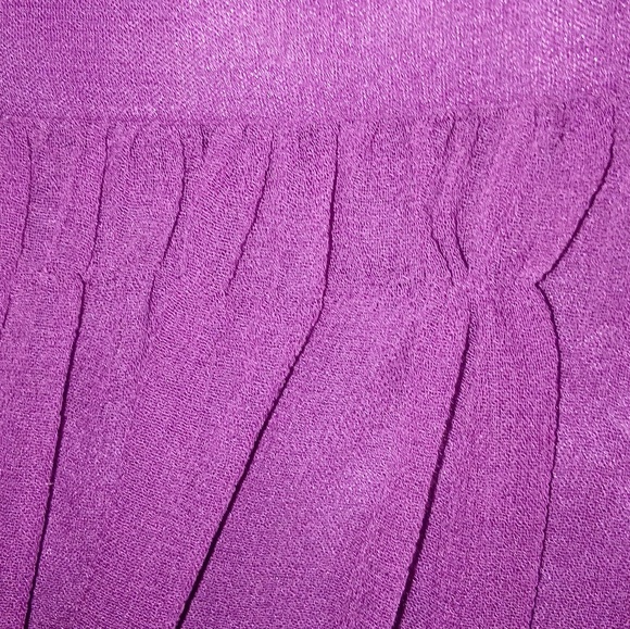 Grape plum purple rose halter maxi dress gown 10 - Picture 9 of 9